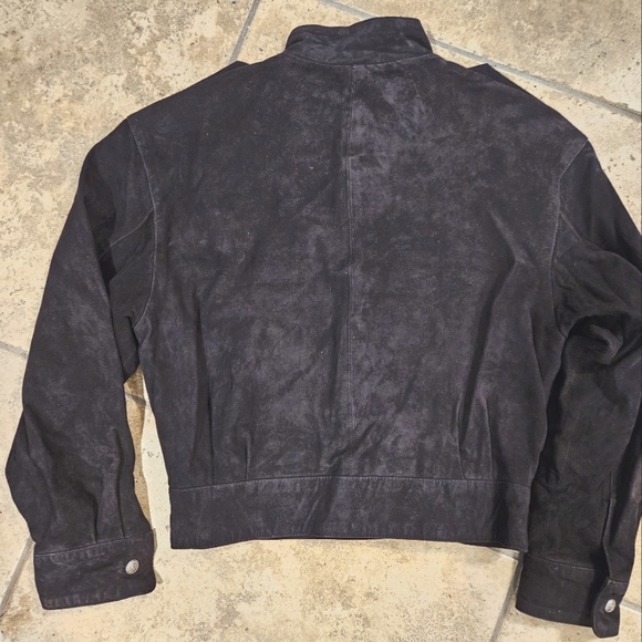 Vintage Babe Didrickson Suede Moto Jacket - Picture 2 of 6